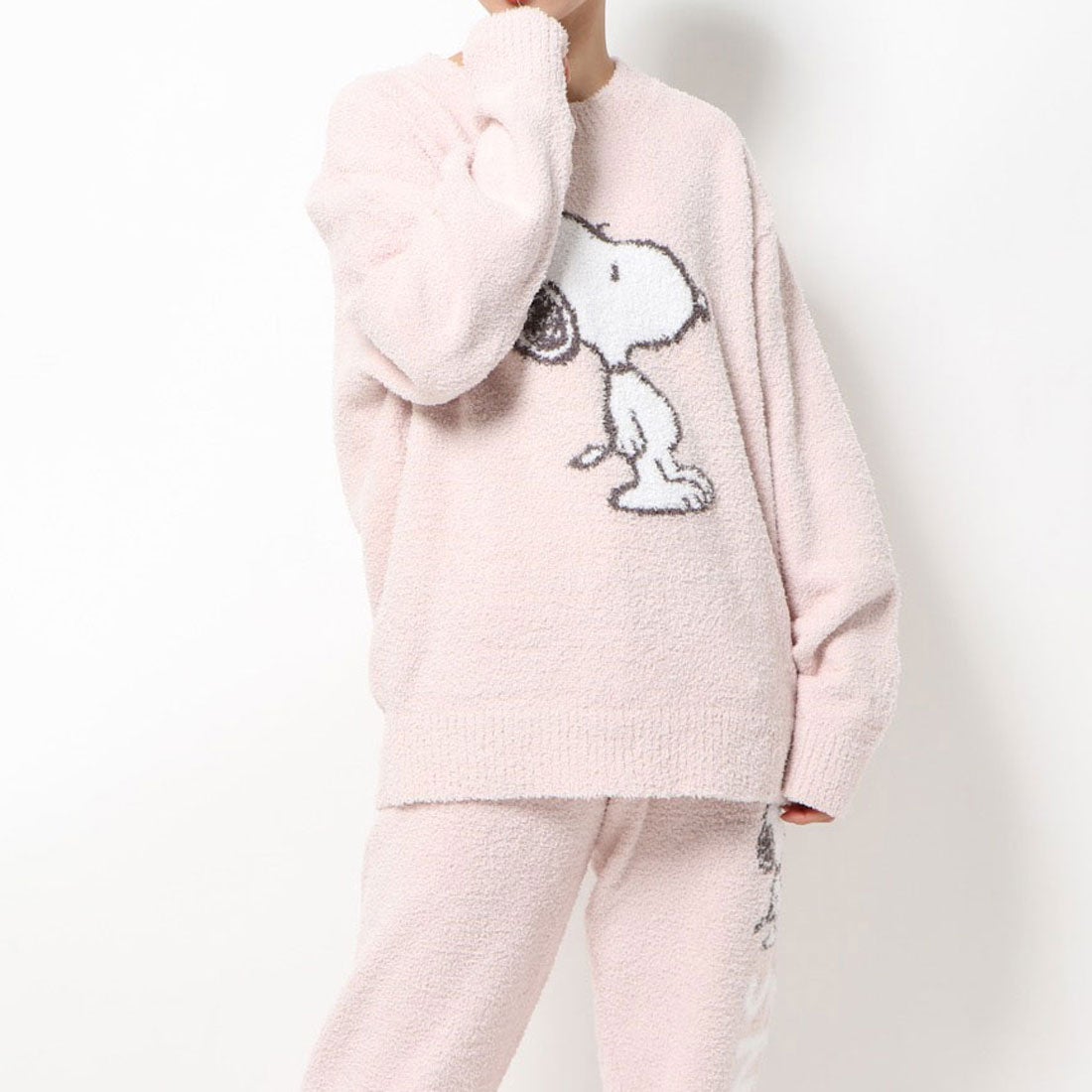 ジェラートピケ gelato pique 【PEANUTS】ベビモコジャガードプル