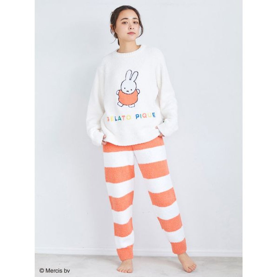 ジェラートピケ gelato pique 【Dick Bruna】ベビモコジャガードプル