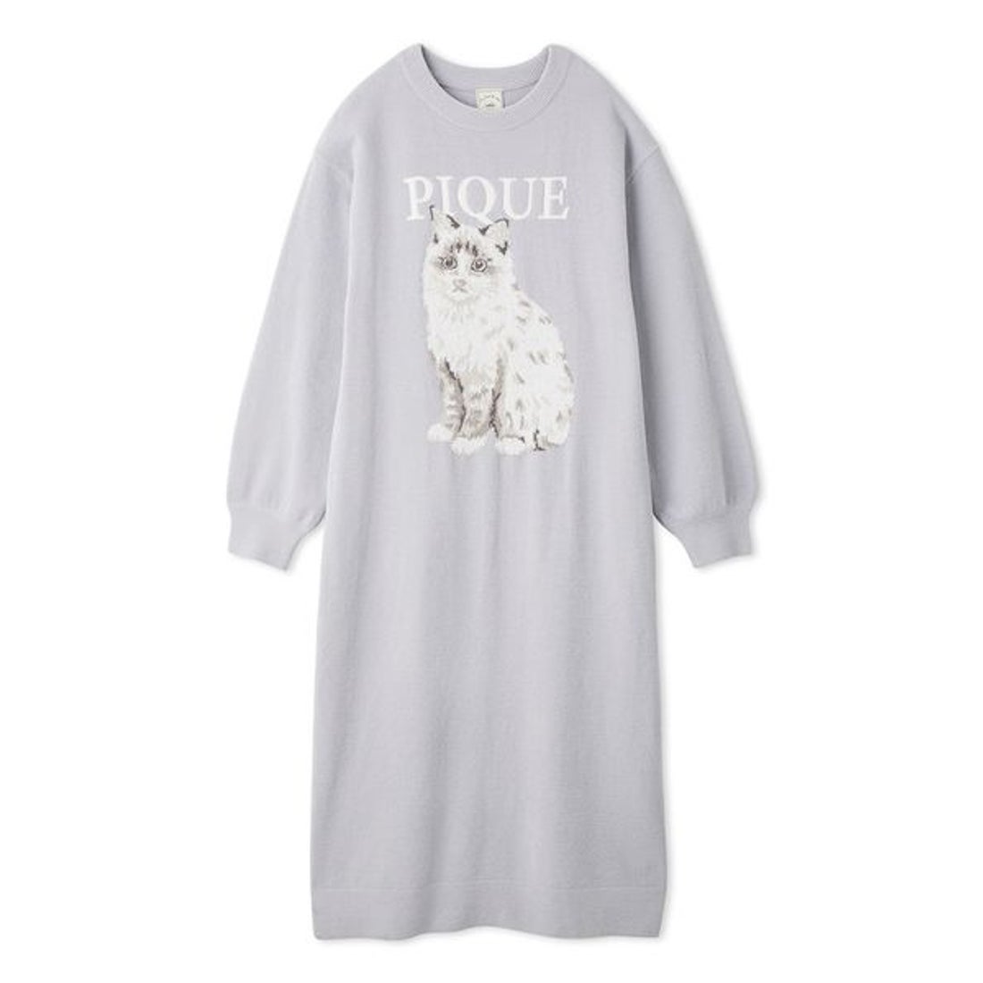 ジェラートピケ gelato pique CAT ジャガードワンピース （PNK