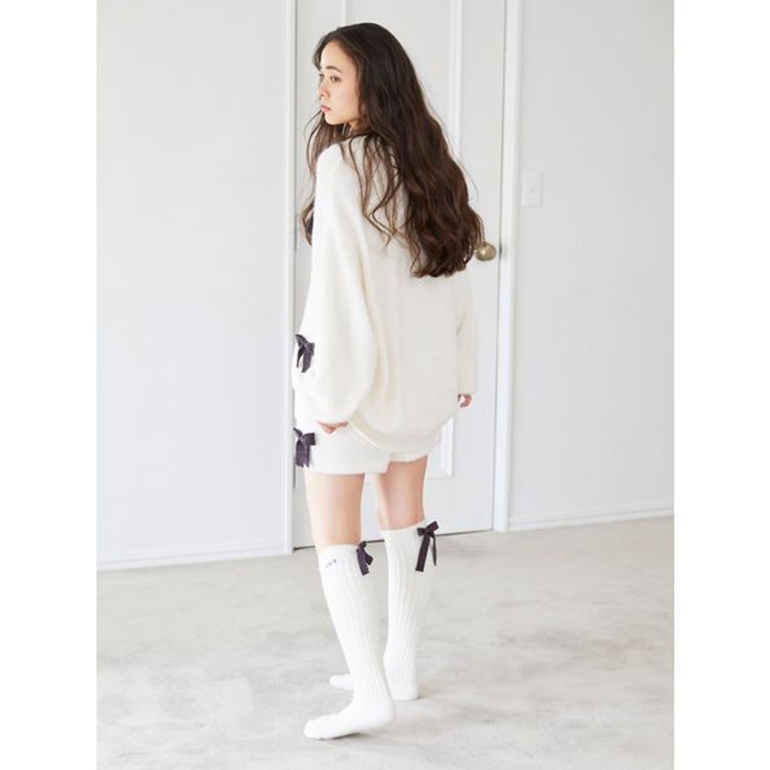 ジェラートピケ gelato pique リボンショートパンツ （OWHT