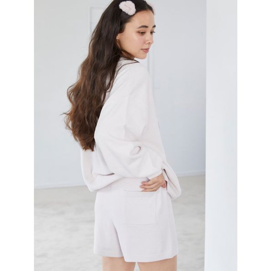 ジェラートピケ gelato pique CAT ジャガードプルオーバー （BLU