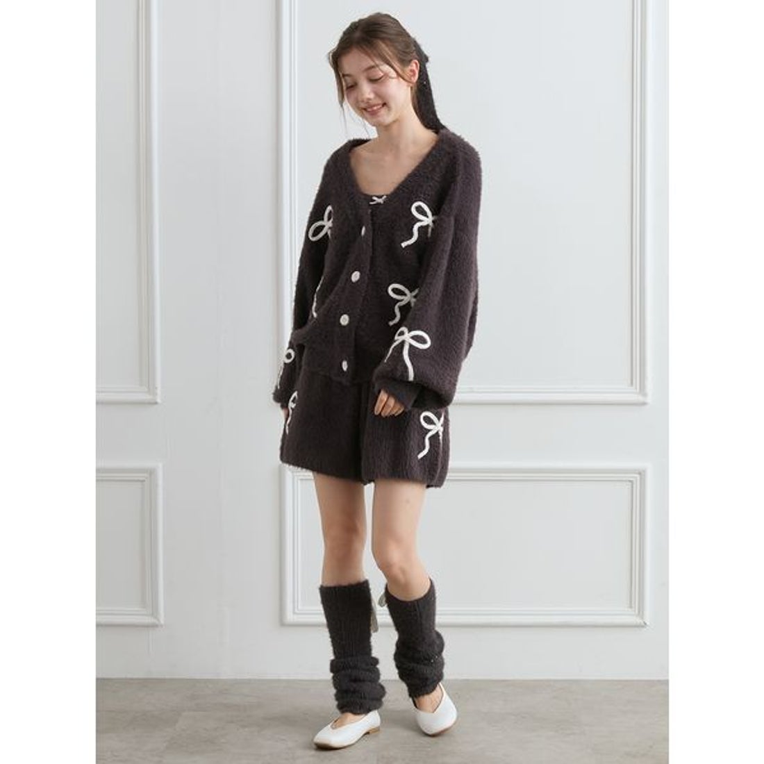 ジェラートピケ gelato pique 【HALLOWEEN】リボンフェザー