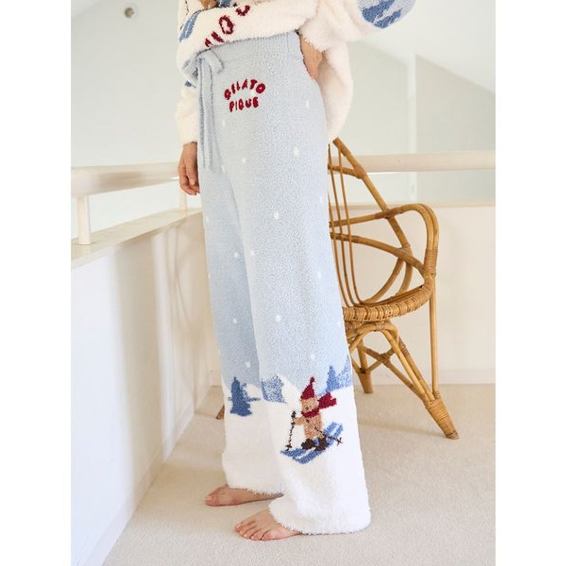 ジェラートピケ gelato pique 【HOLIDAY】スキーベアジャガードロング