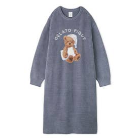 ジェラートピケ gelato pique GOOD NIGHT BEAR ジャガードプルオーバー
