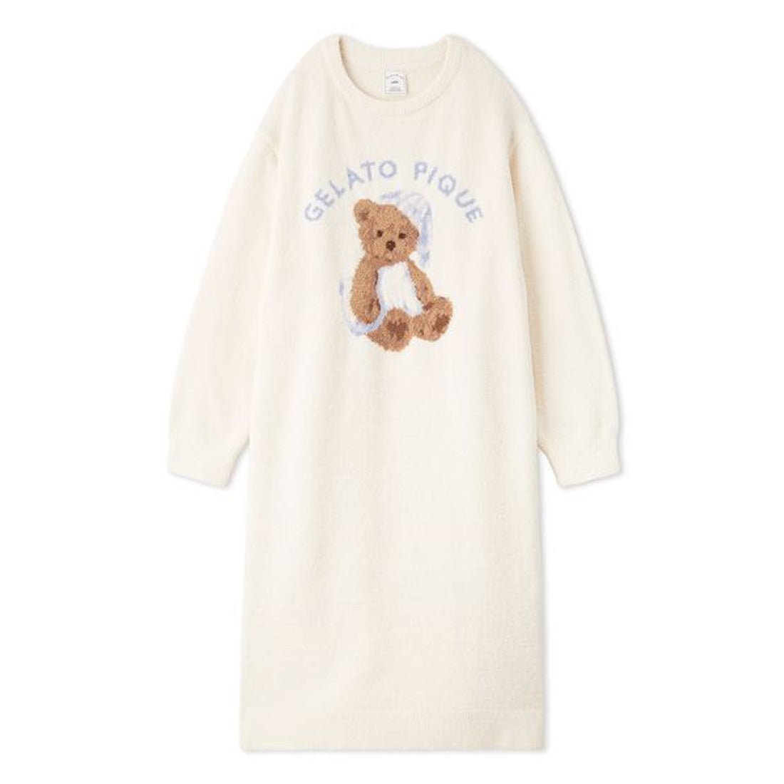 ジェラートピケ gelato pique GOOD NIGHT BEAR ジャガードワンピース