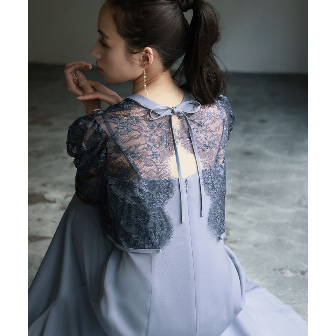 ガール GIRL 【2WAY 着回しを楽しめる】レースブラウス・マーメイド