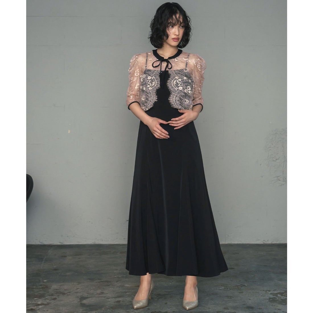 ガール GIRL 【2WAY 着回しを楽しめる】レースブラウス・マーメイド