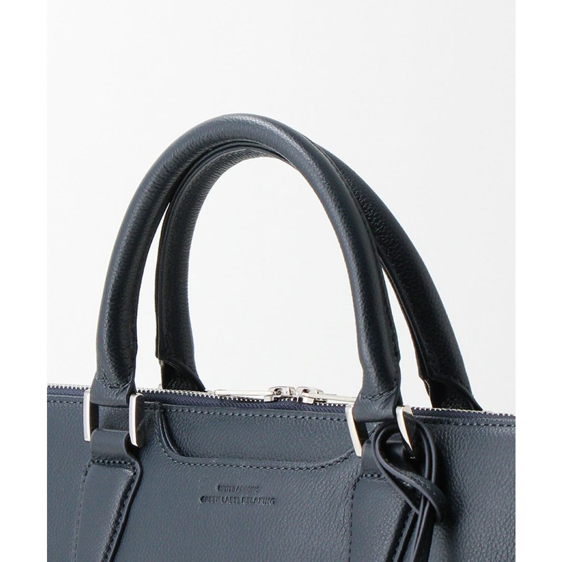 UNITED ARROWS green label relaxing エンボス レザー ブリーフケース