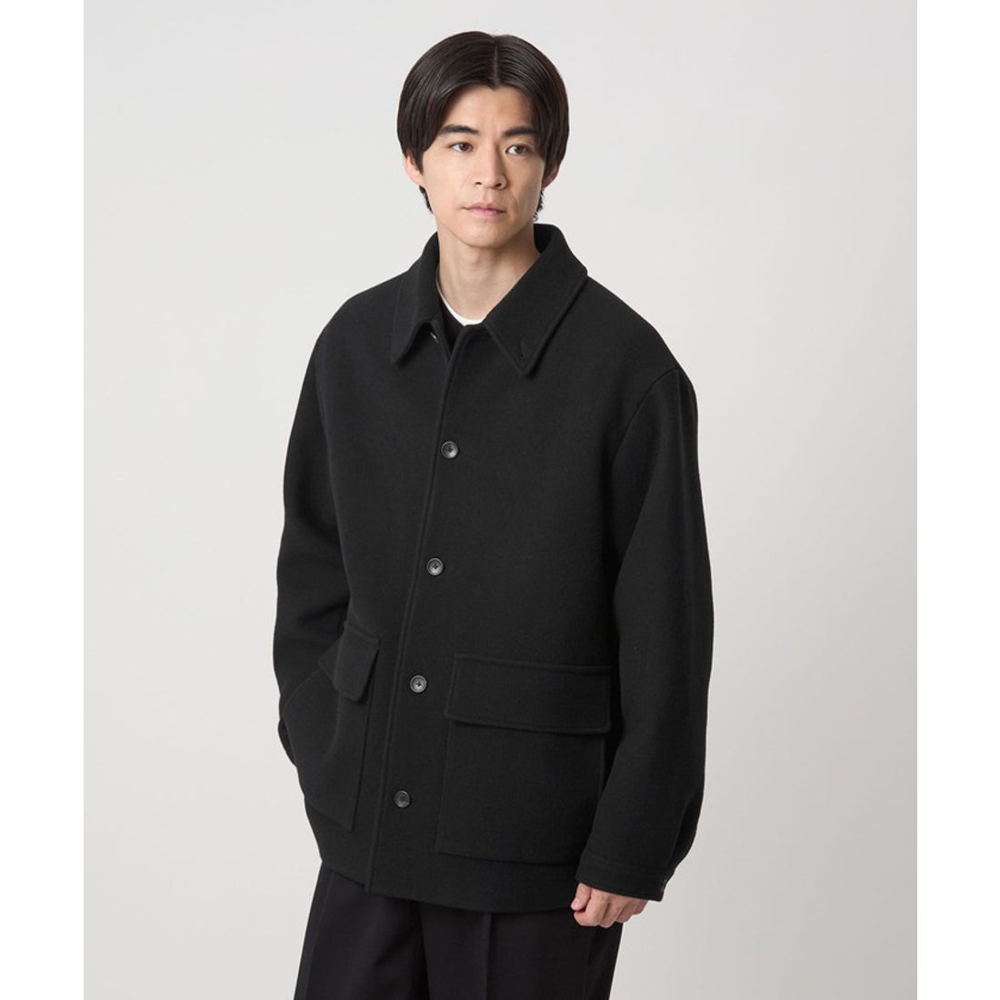 UNITED ARROWS green label relaxing SENTDALE WOOL カバーオール