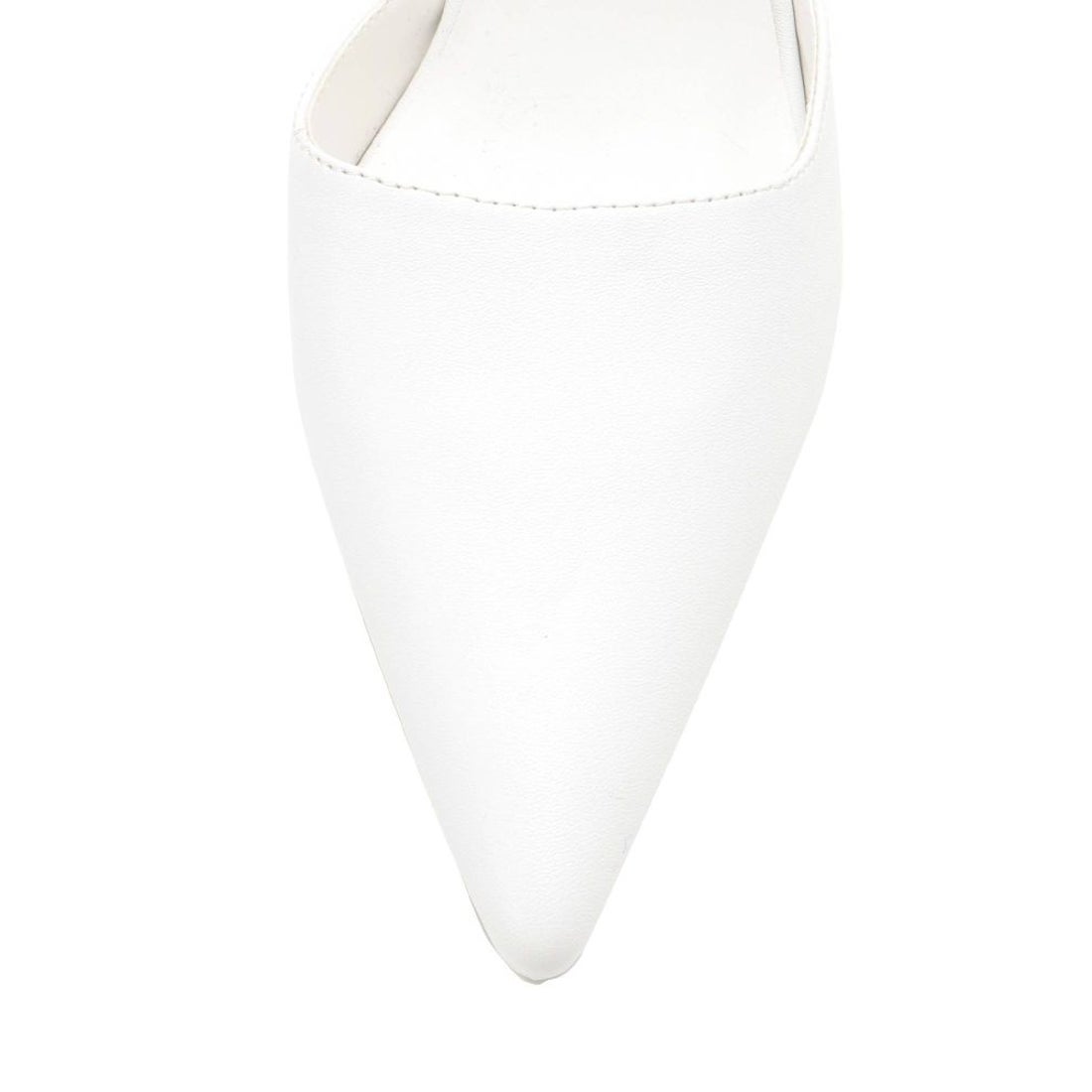 GYDA ポインテッドミュール（オフホワイト） -ファッション通販