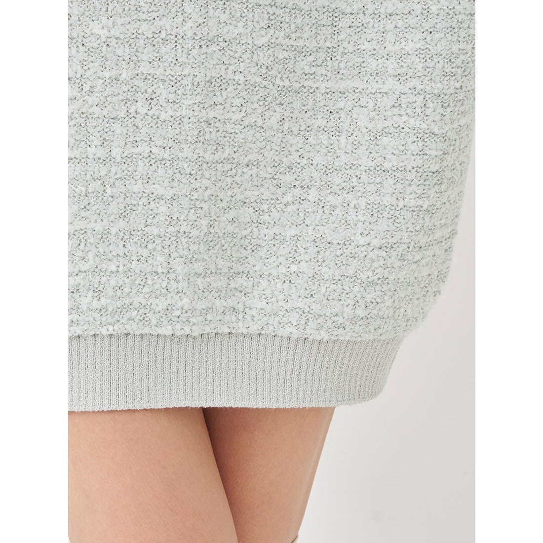 ダーリッチ Darich DDロゴツイードニットプルオーバー （ピンク） -靴