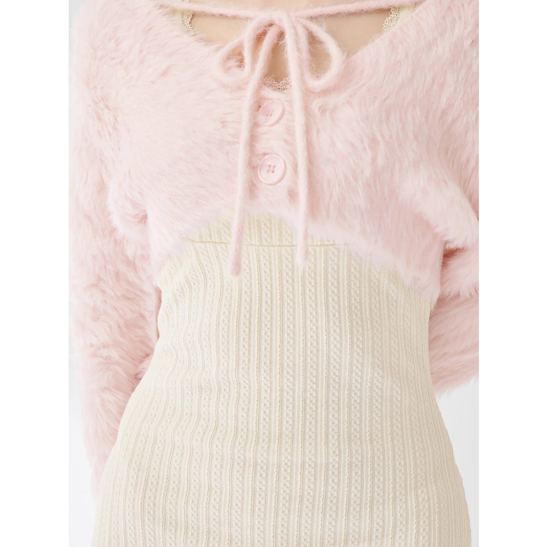 ダーリッチ Darich ケーブルニットソーセットミニワンピース