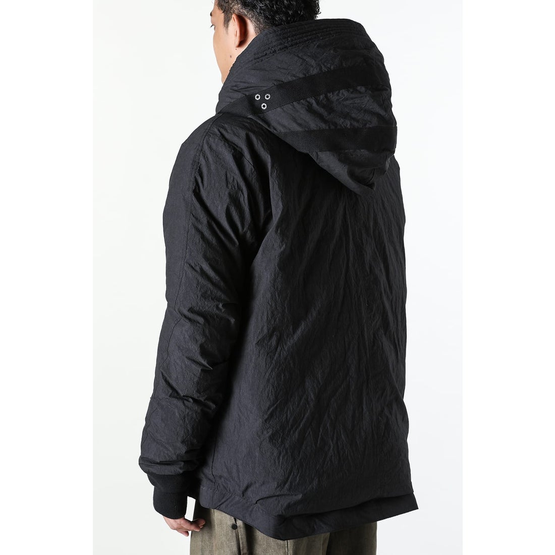 デヴォア DEVOA Down Jacket Shrink Cotton / Nylon （BLACK） -FASCINATE