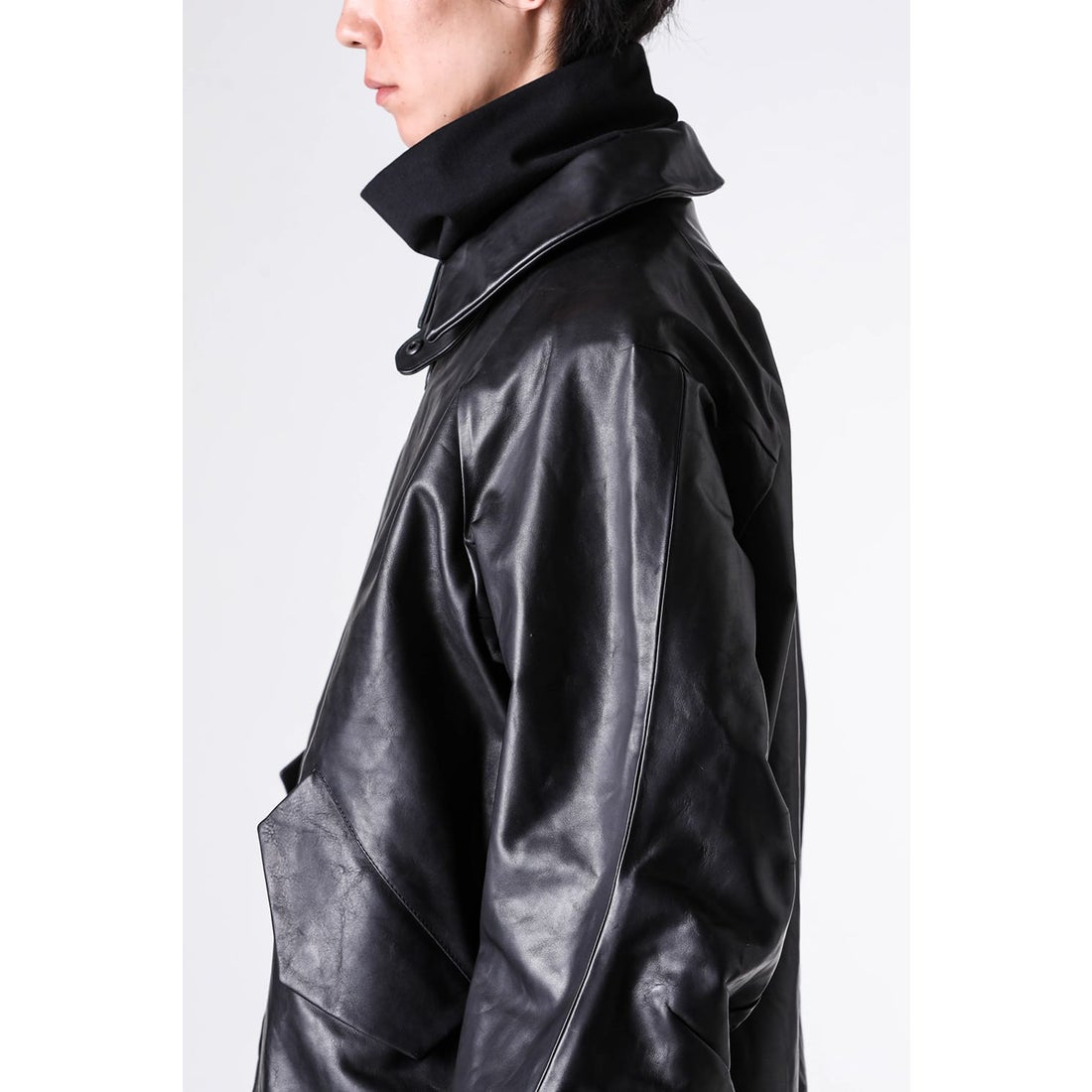 デヴォア DEVOA Leather Jacket Loose Fit （BLACK） -FASCINATE