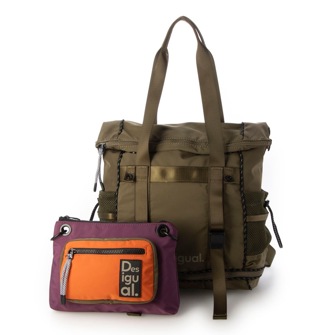 デシグアル Desigual Voyager マルチポジション マキシバックパック