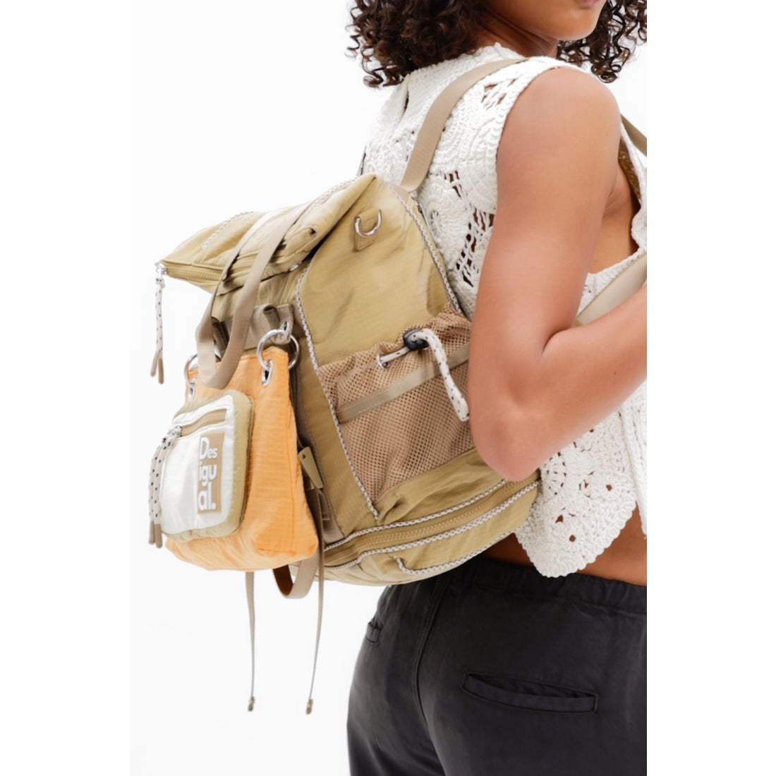 デシグアル Desigual Voyager マルチポジション マキシバックパック