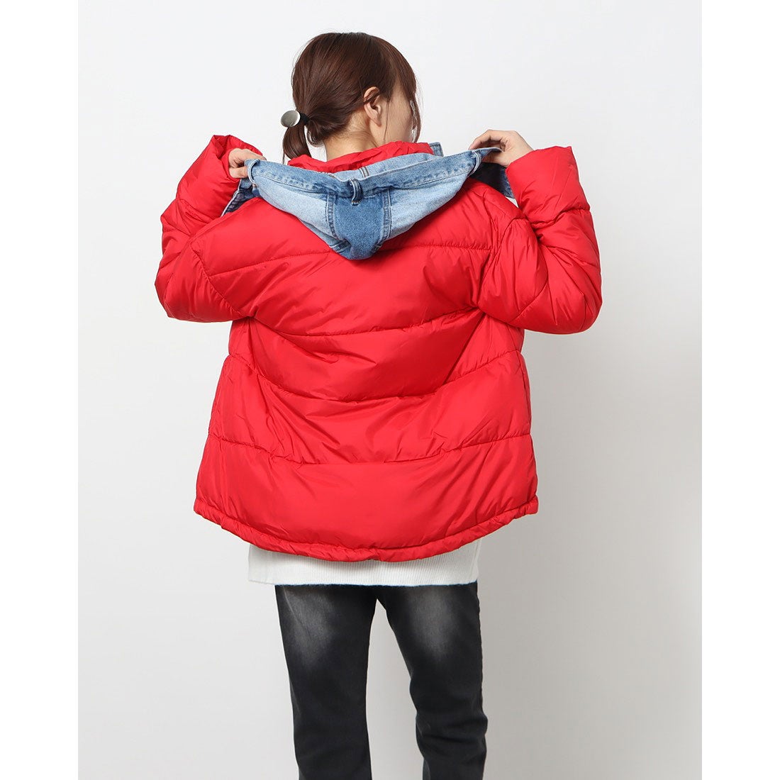 デシグアル Desigual フード付きレディースふかふかジャケット