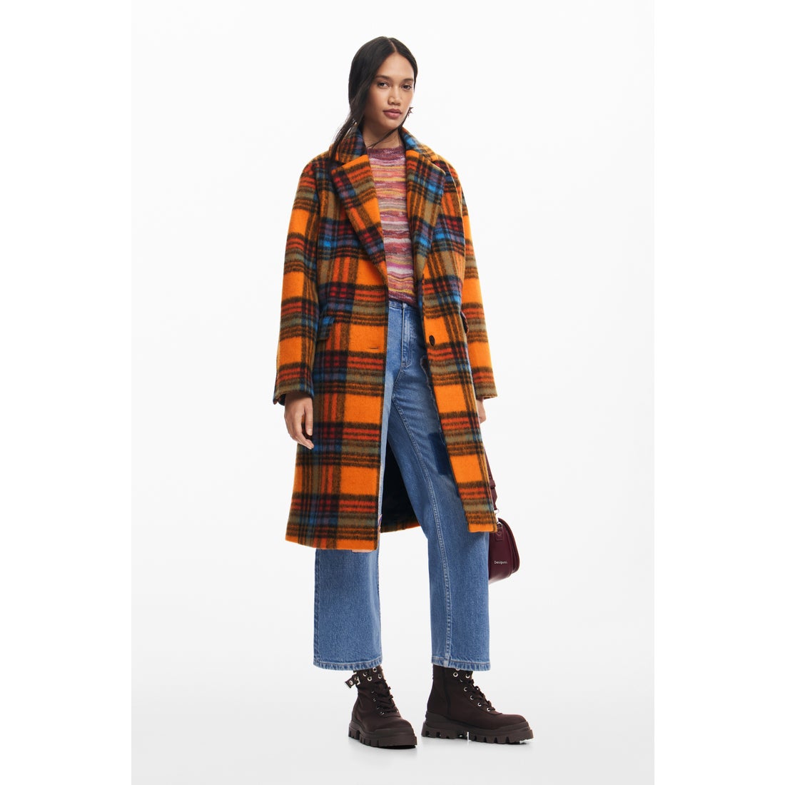 デシグアル Desigual NAPOLES オーバーコート （オレンジ） -waja