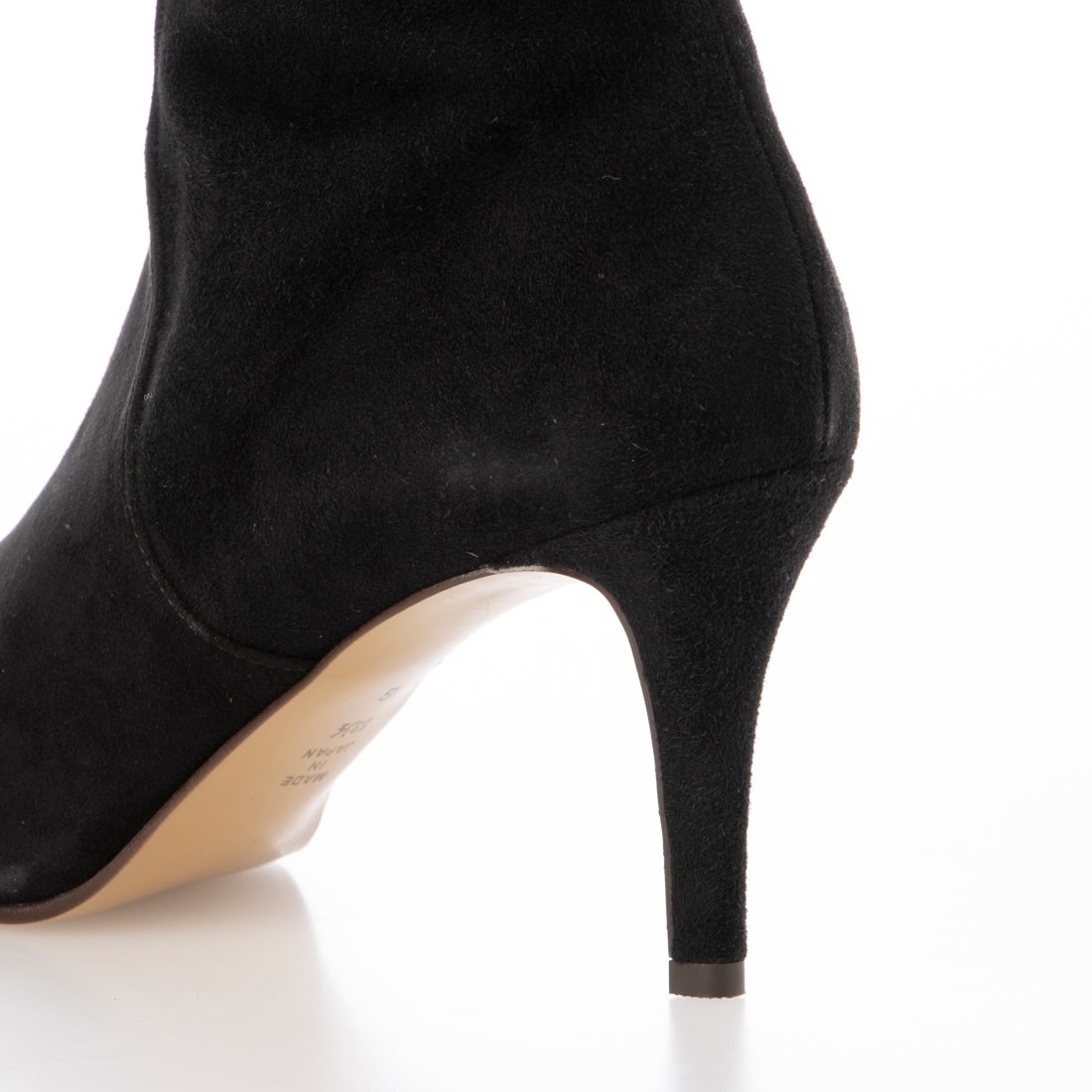 ダイアナ DIANA ロングブーツ （黒スエード） -靴＆ファッション通販