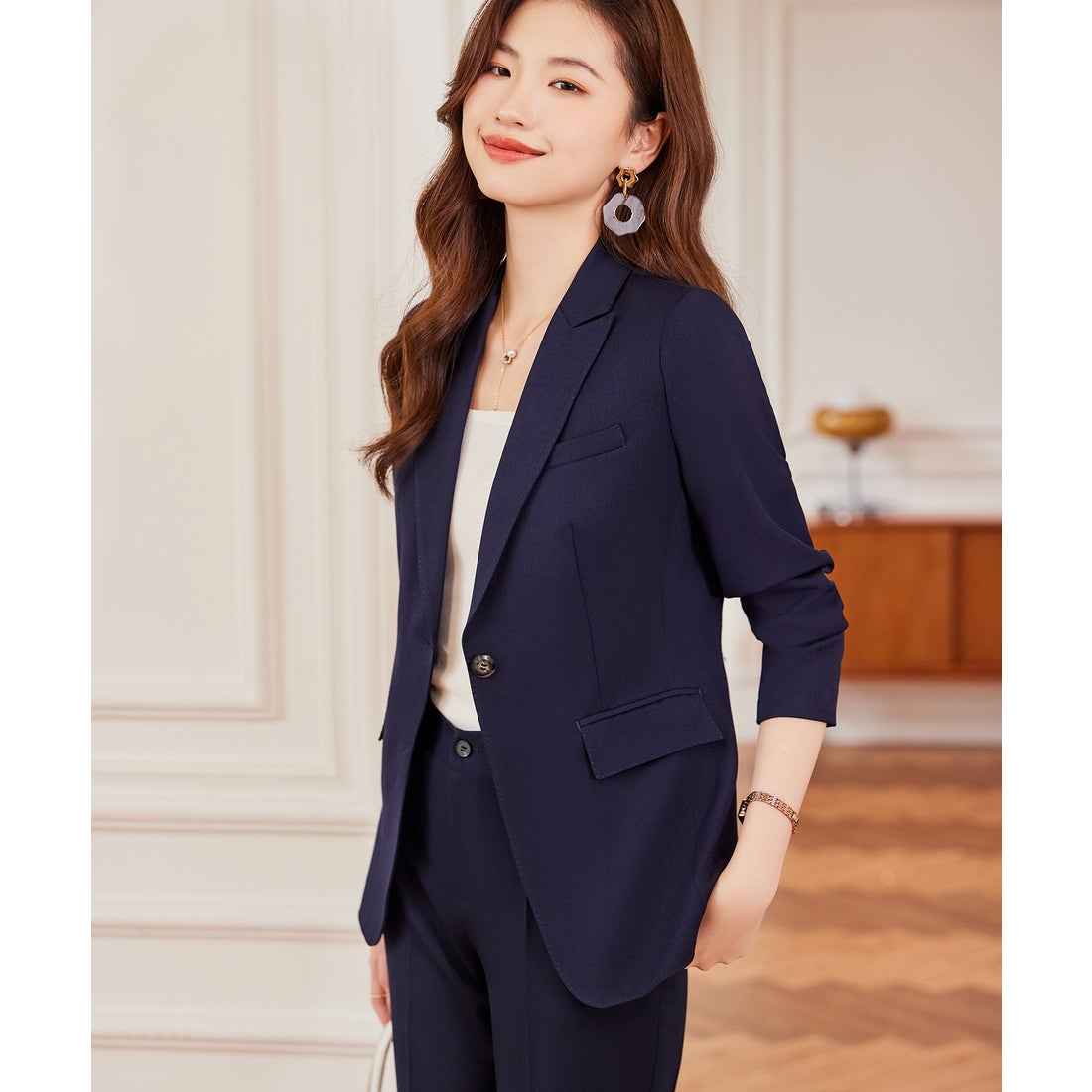 ドレスプラス DRESS+ スーツ レディース 上下セット 2点セット