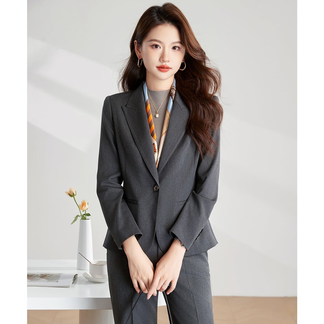 ドレスプラス DRESS+ スーツ上下セット ジャケット パンツ 2点セット