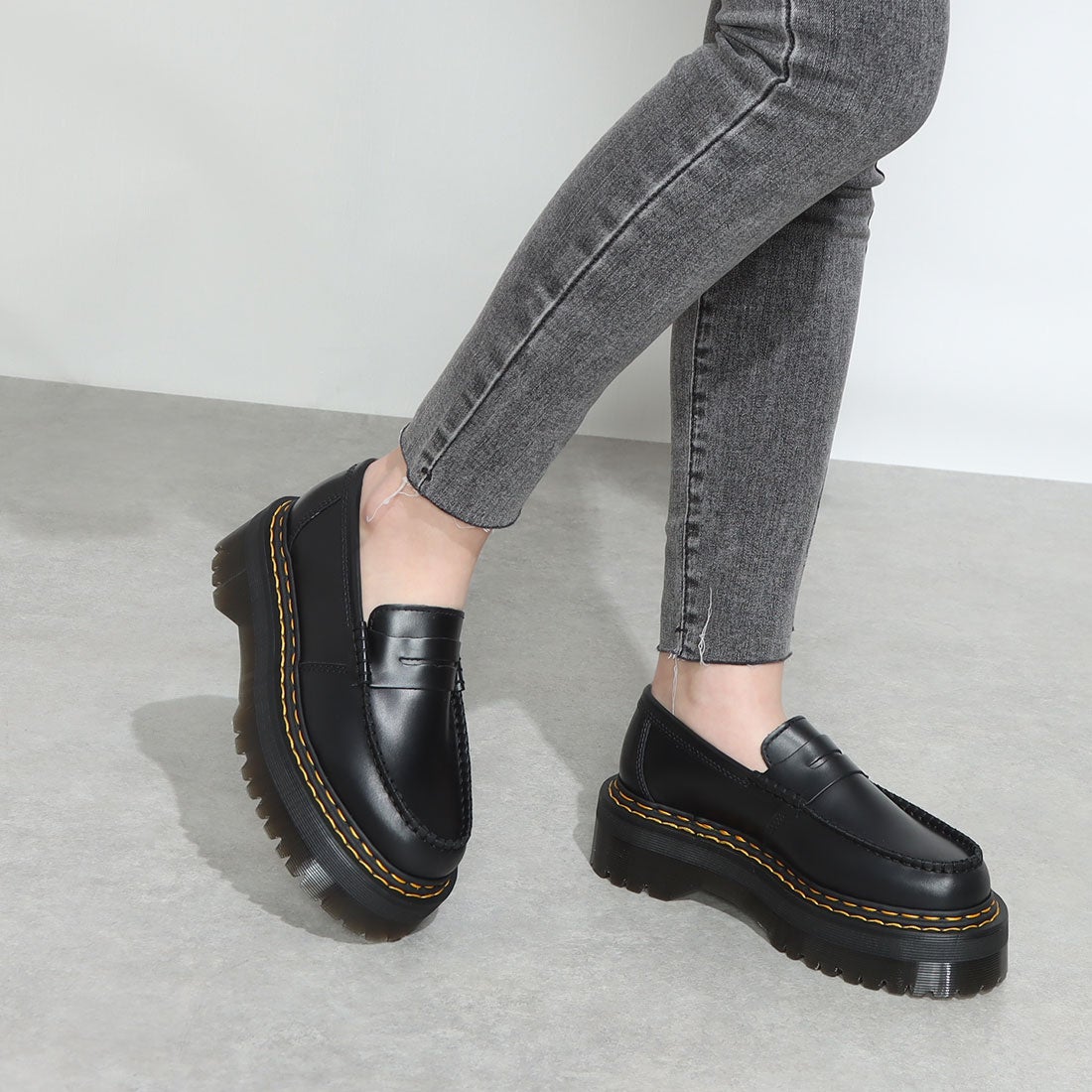 ドクターマーチン Dr.Martens レディース ローファー 厚底 PENTON QUAD