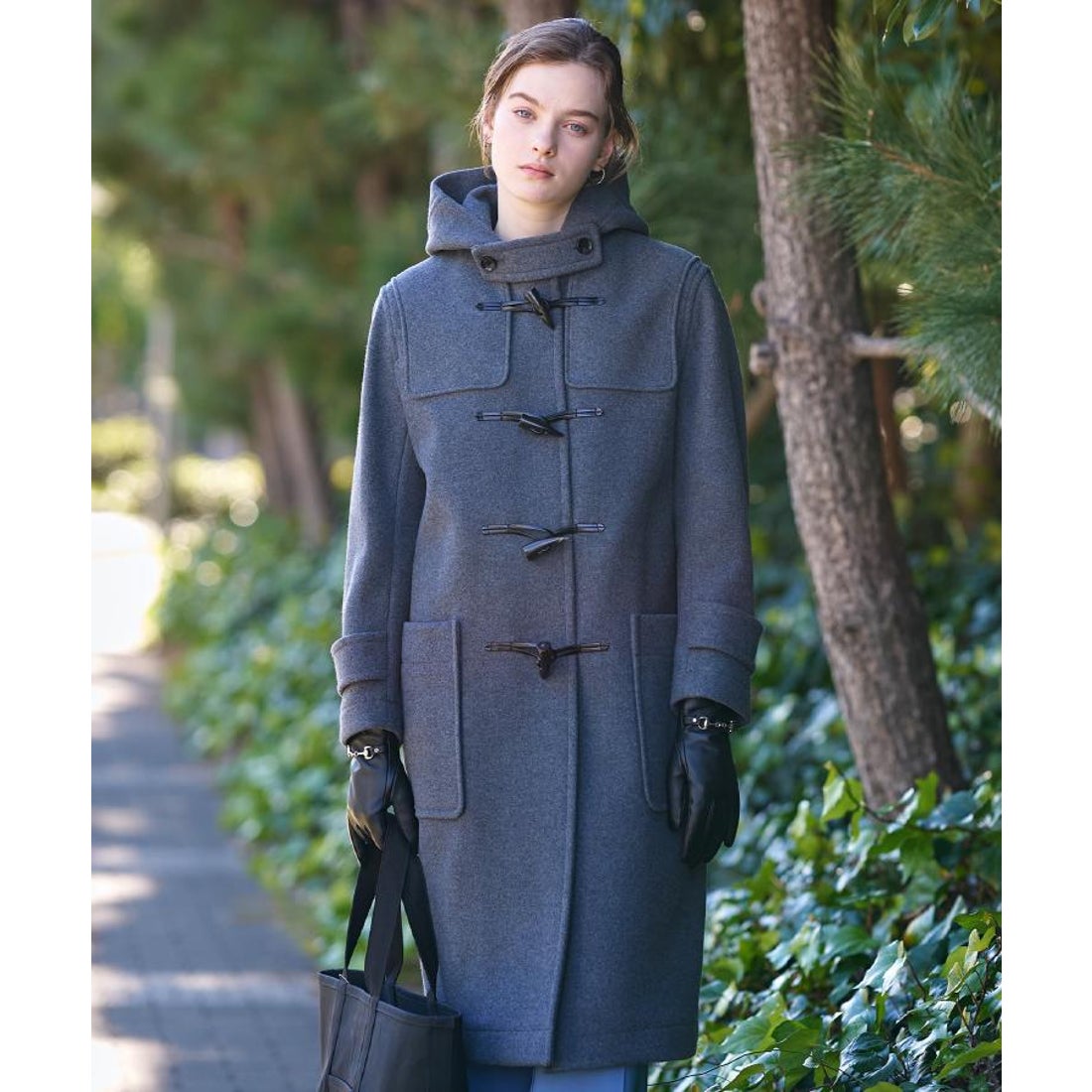 ドレステリア DRESSTERIOR Superfineリサイクルメルトンダッフルコート