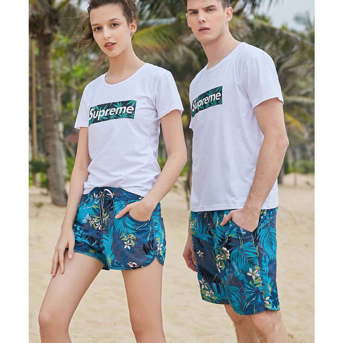 エモニーク emonique サーフパンツ 男女ペア デザインアソート 海パン