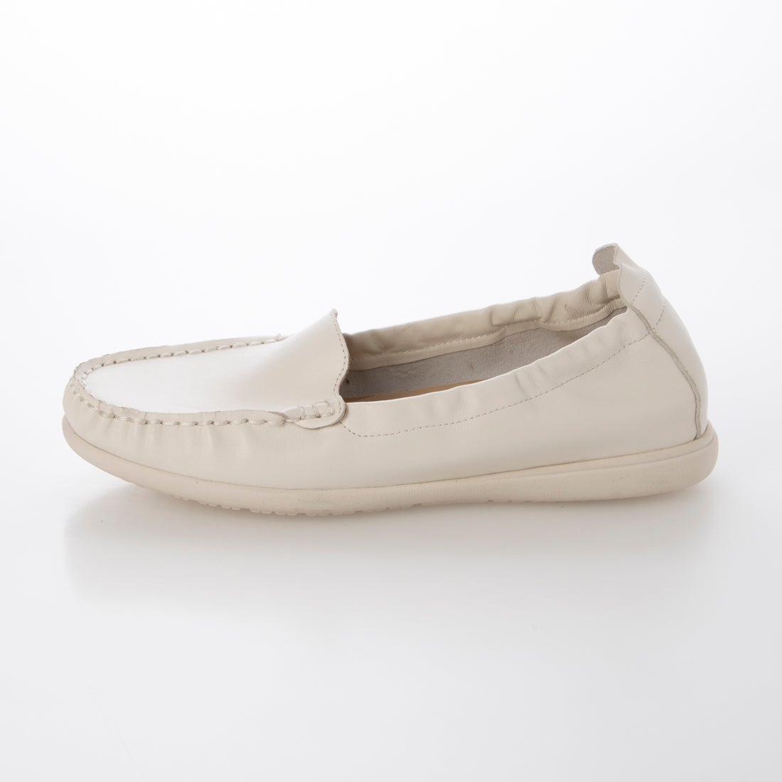 本革ソフトプレーンモカシン （ホワイト） -エンチャンテッド