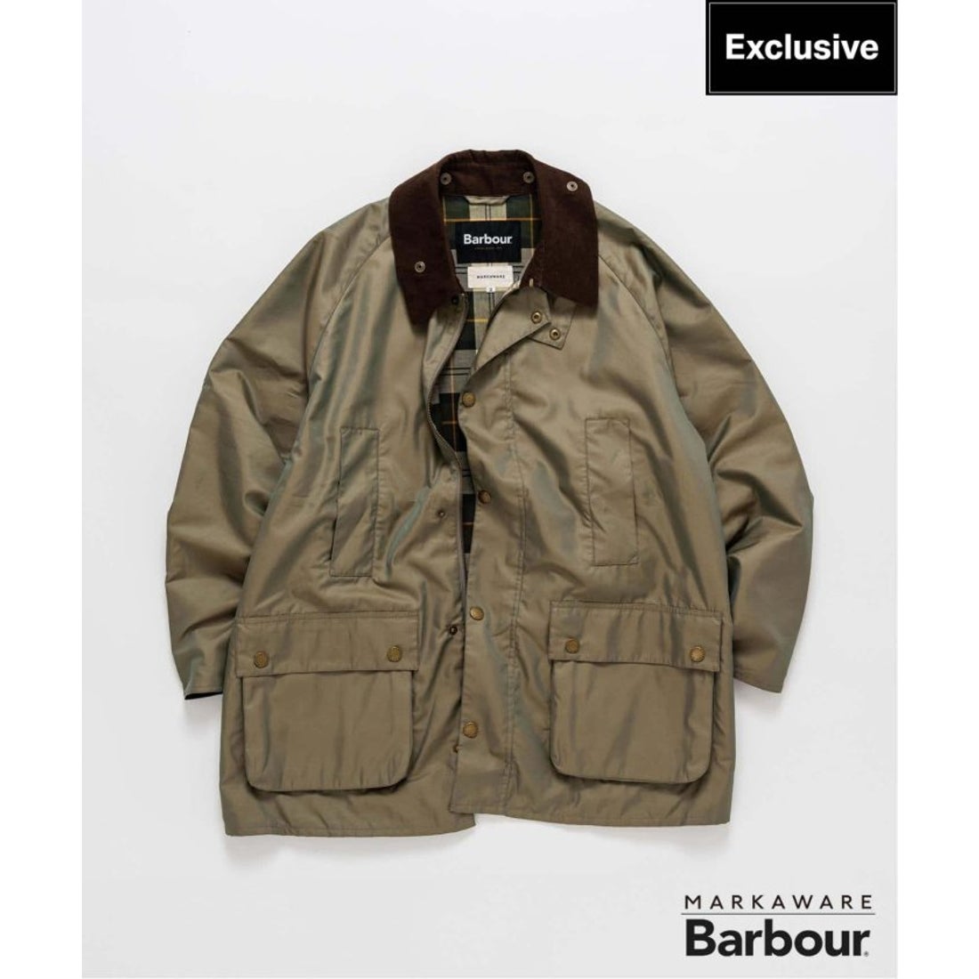 エディフィス EDIFICE Barbour for MARKAWARE & EDIFICE 別注 BEDALE