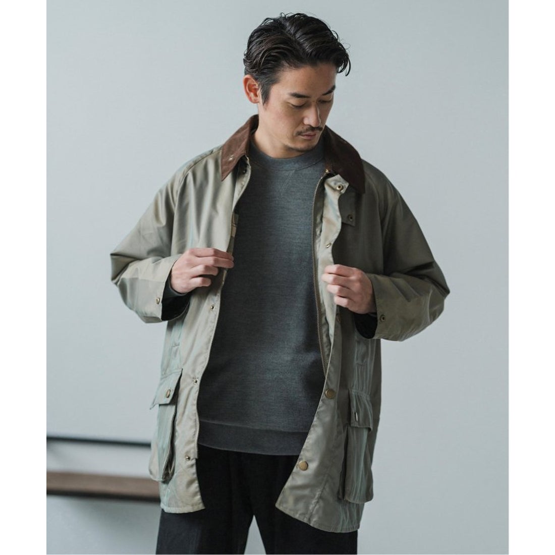 エディフィス EDIFICE Barbour for MARKAWARE & EDIFICE 別注 BEDALE