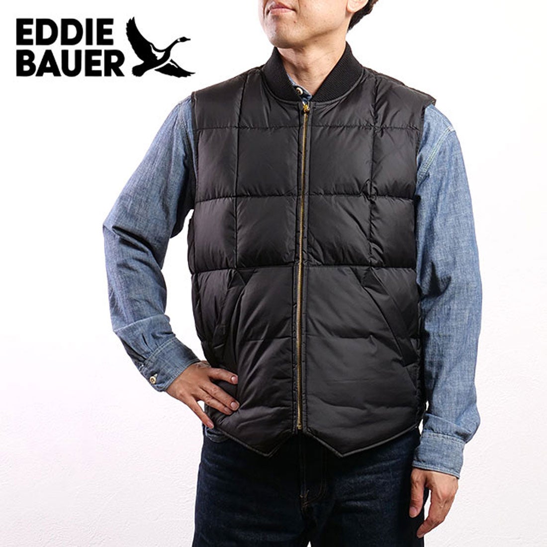エディー・バウアー Eddie Bauer CANADIAN VEST BLACK [E942420M-06