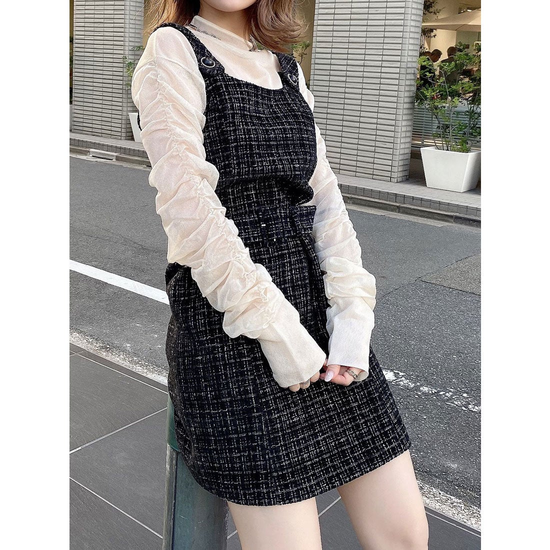 EIMY ISTOIRE エイミーイストワール eimy istoire モールツイードミニ