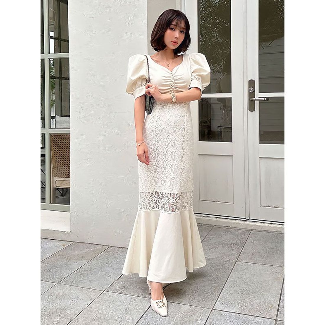 エイミーイストワール EIMY ISTOIRE ハートネックレースマーメイド