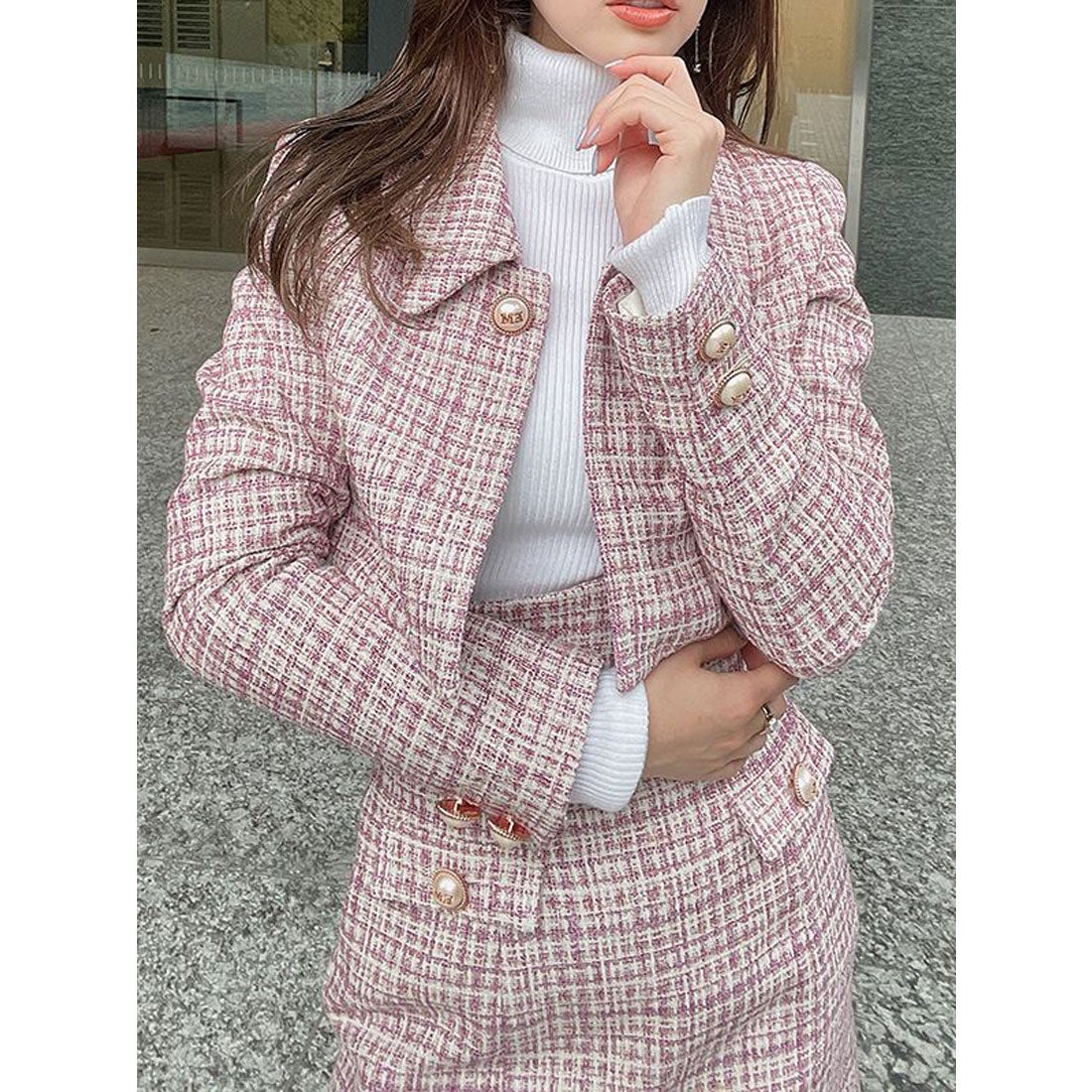 EIMY ISTOIRE エイミーイストワール eimy istoire ツイードショート