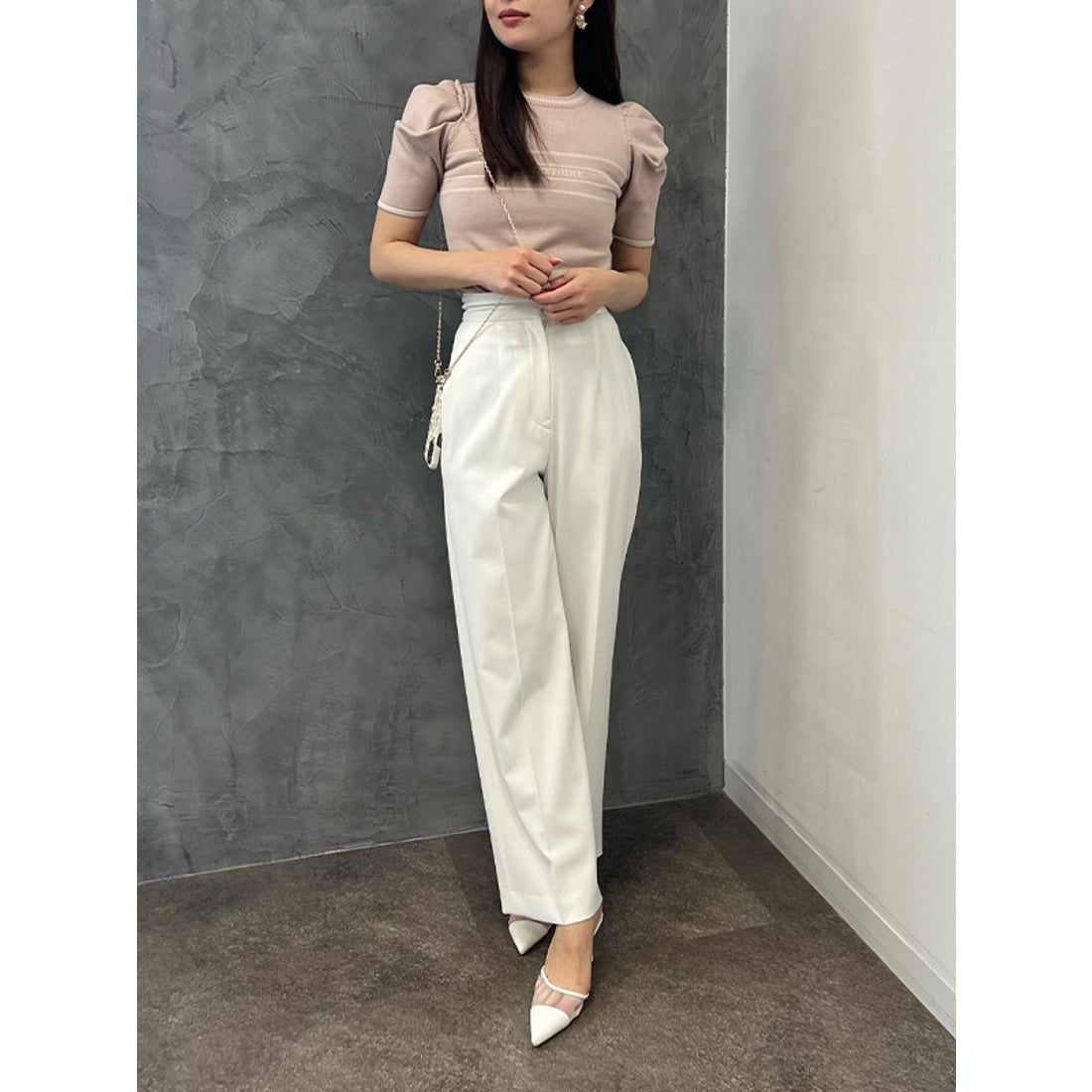 エイミーイストワール EIMY ISTOIRE EIMYロゴニットプルオーバー