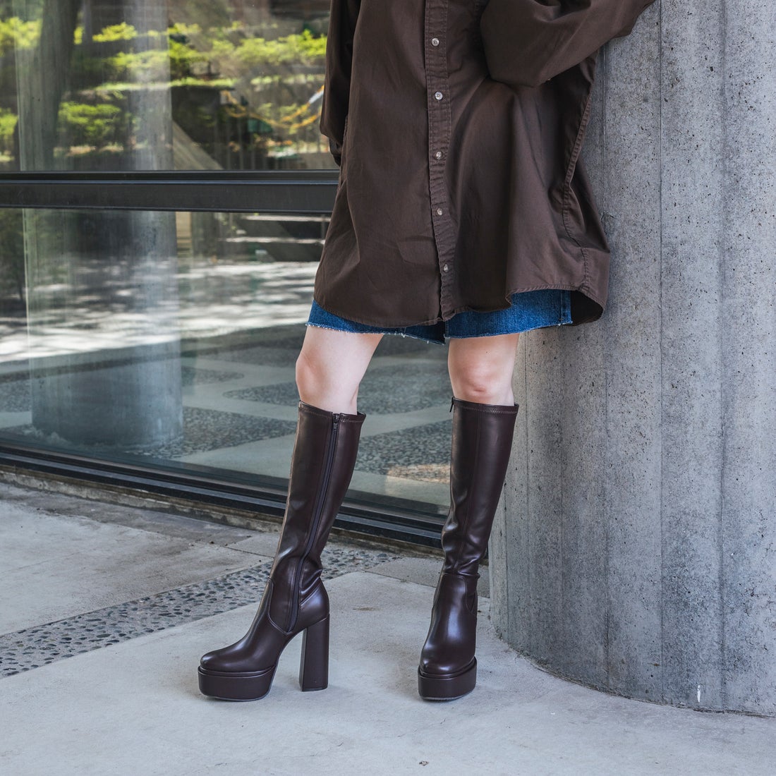 EVOL/イーボル】 ストームストレッチロングブーツ IV5267 （ブラウン