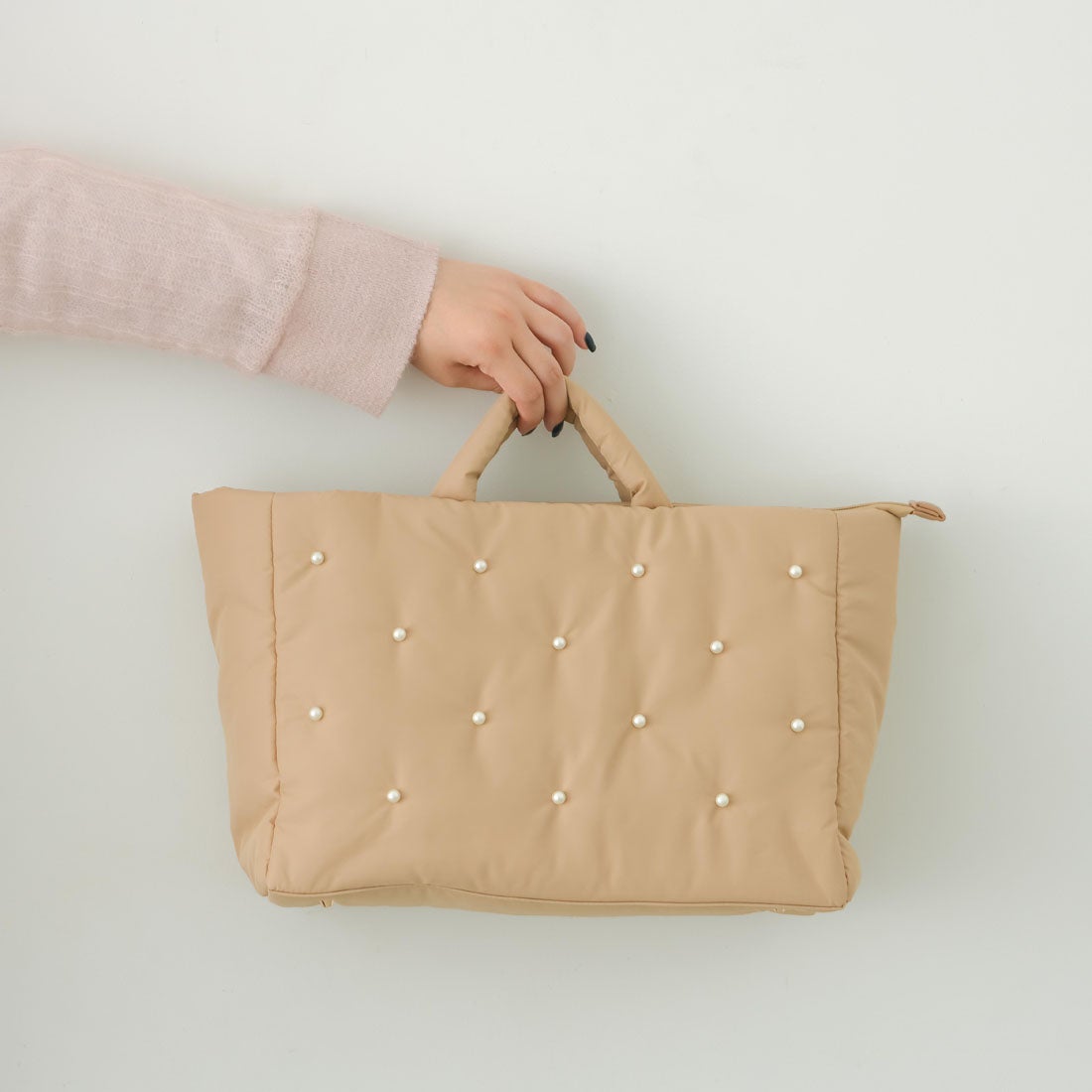 &EVOL/イーボル】【撥水・A4/PC対応】×shiho コラボパールバック