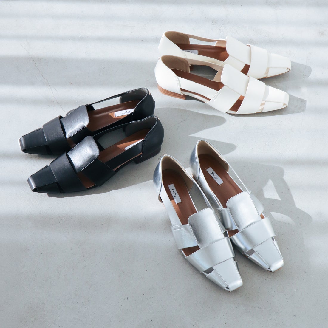 EVOL/イーボル】【軽量・柔らかい】ソフトグルカパンプス IY5602