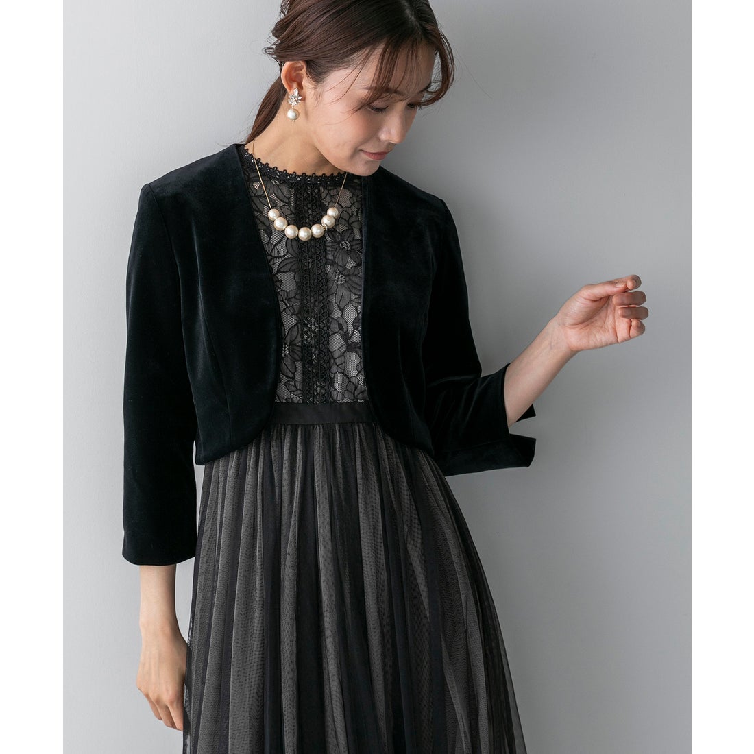 フォルムフォルマ form forma 大人のベロア ボレロジャケット /結婚式