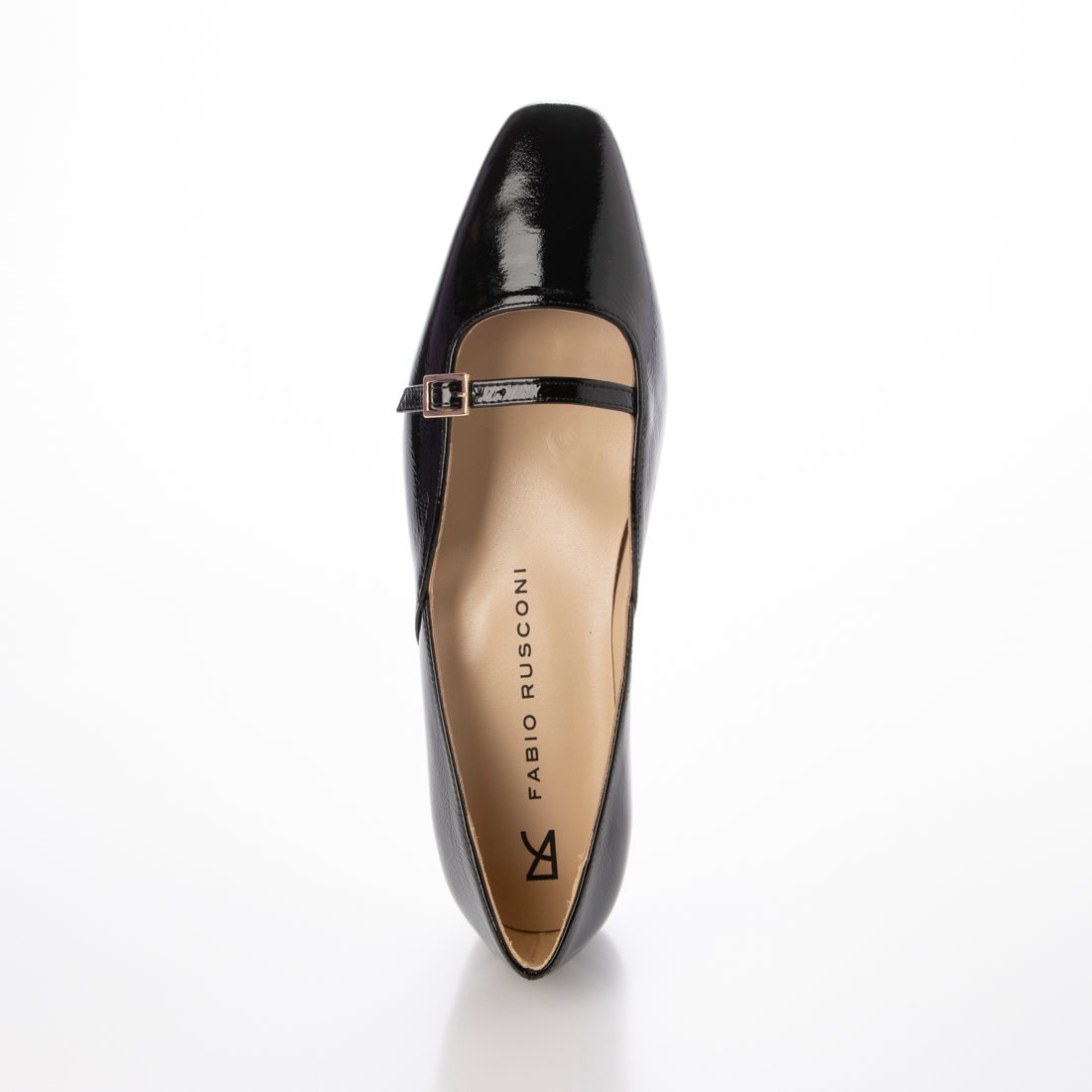 ファビオルスコーニ FABIO RUSCONI スクエアトゥストラップパンプス