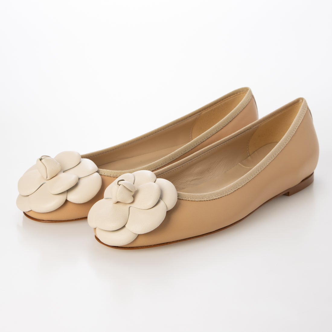 ファビオルスコーニ FABIO RUSCONI ラウンドトウフラットカメリア