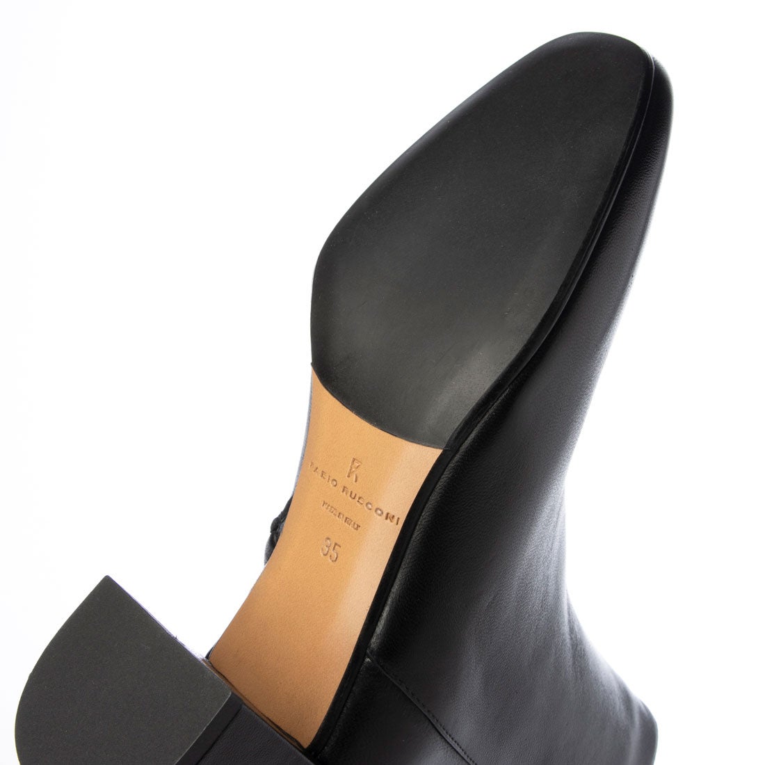 ○ファビオルスコーニ FABIO RUSCONI ショートブーツ （ブラック