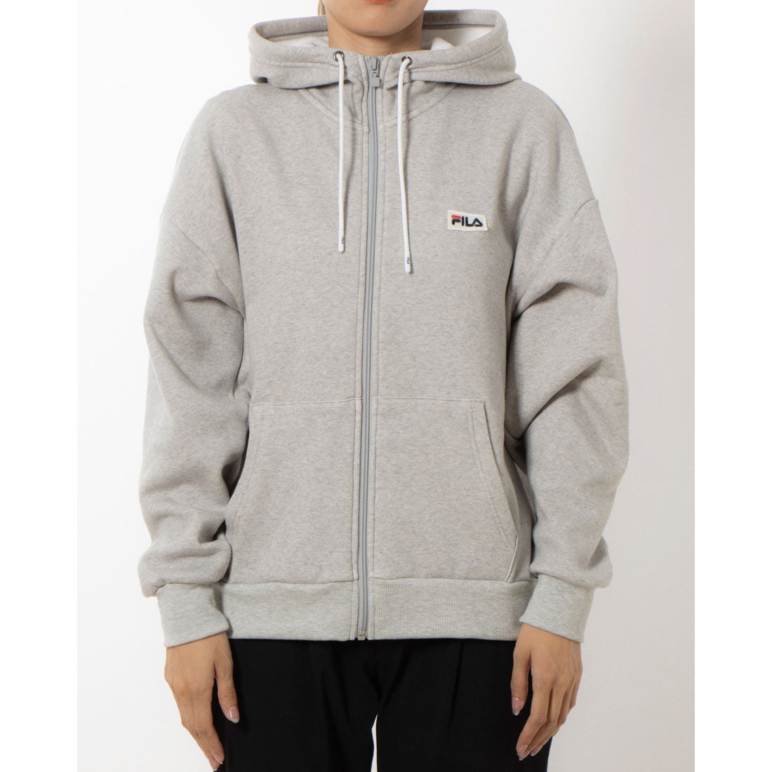 フィラ FILA レディース スウェットフルジップ ストレッチ裏起毛