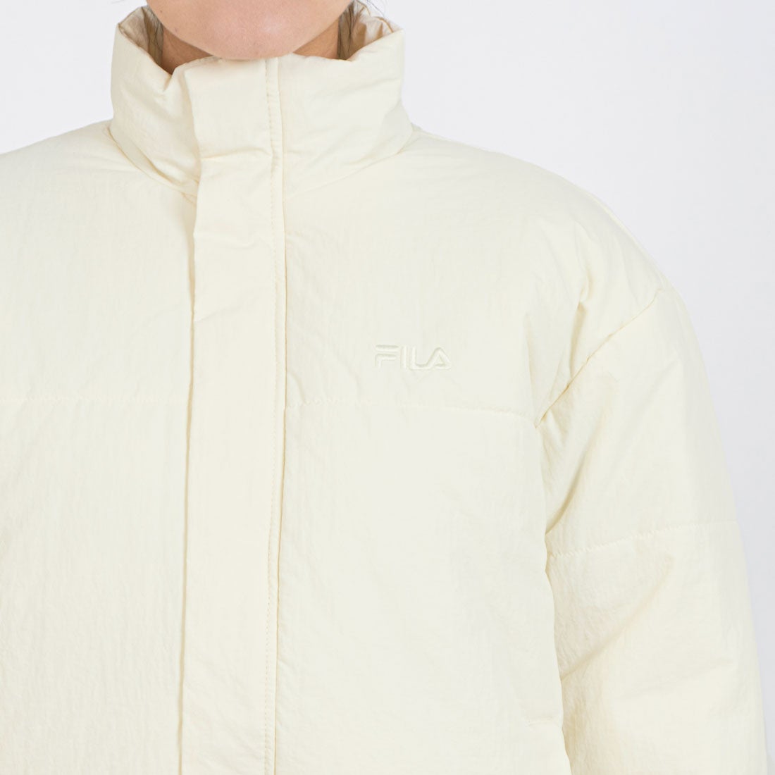 公式別注】PADDED JACKET / パデッドジャケット （O.WHITE） -FILA