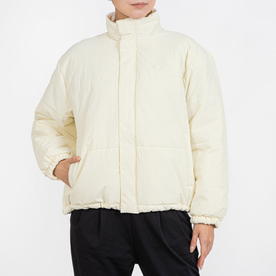 公式別注】PADDED JACKET / パデッドジャケット （O.WHITE） -FILA