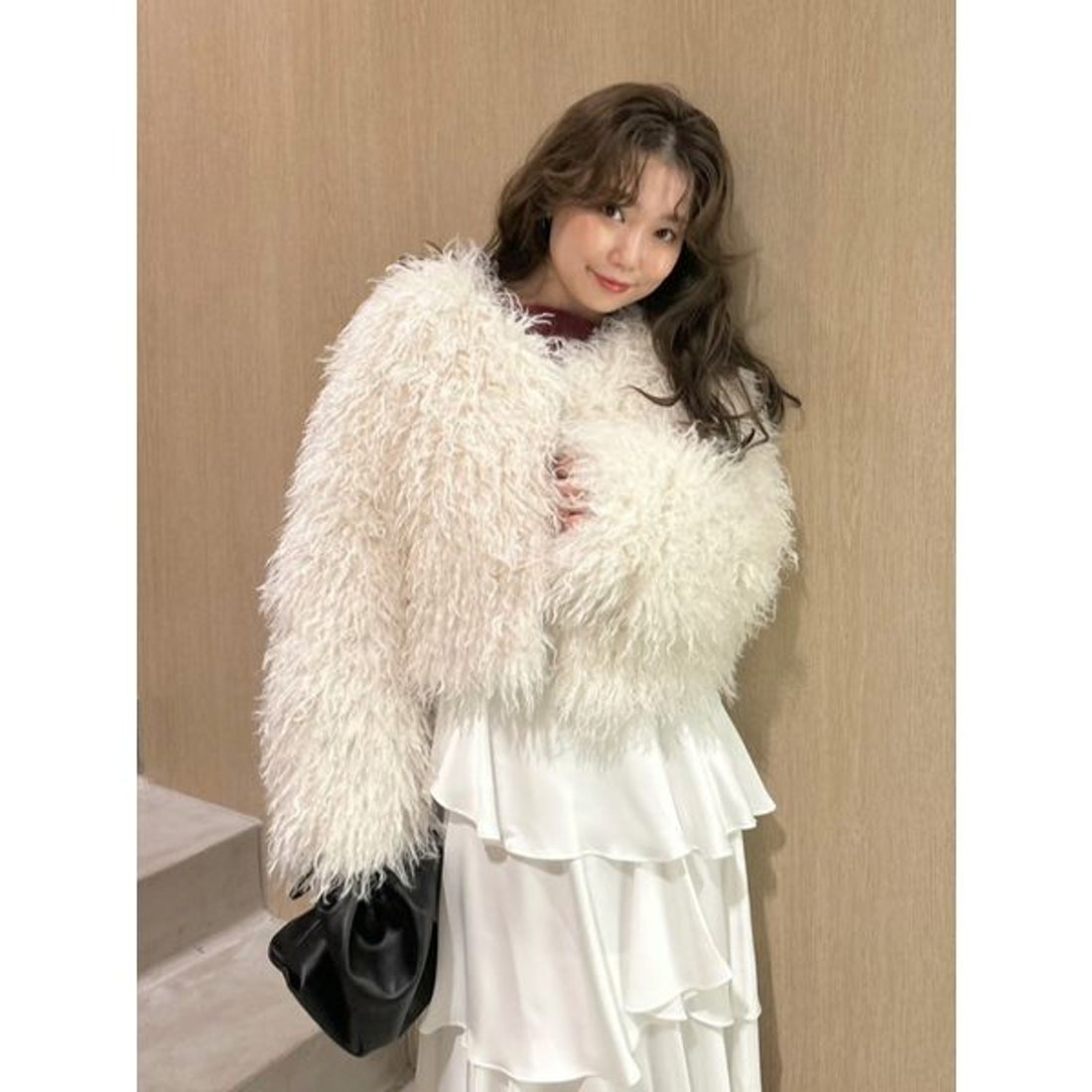 フレイ アイディー FRAY I.D ECOPELショートファーコート （CGRY