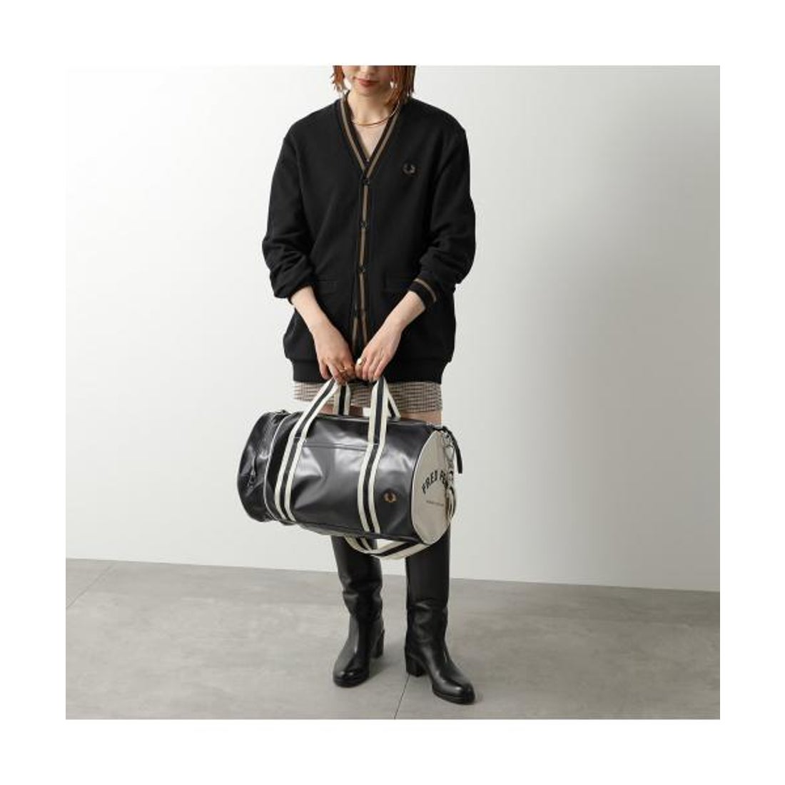 フレッドペリー FRED PERRY FRED PERRY ボストンバッグ Classic Barrel