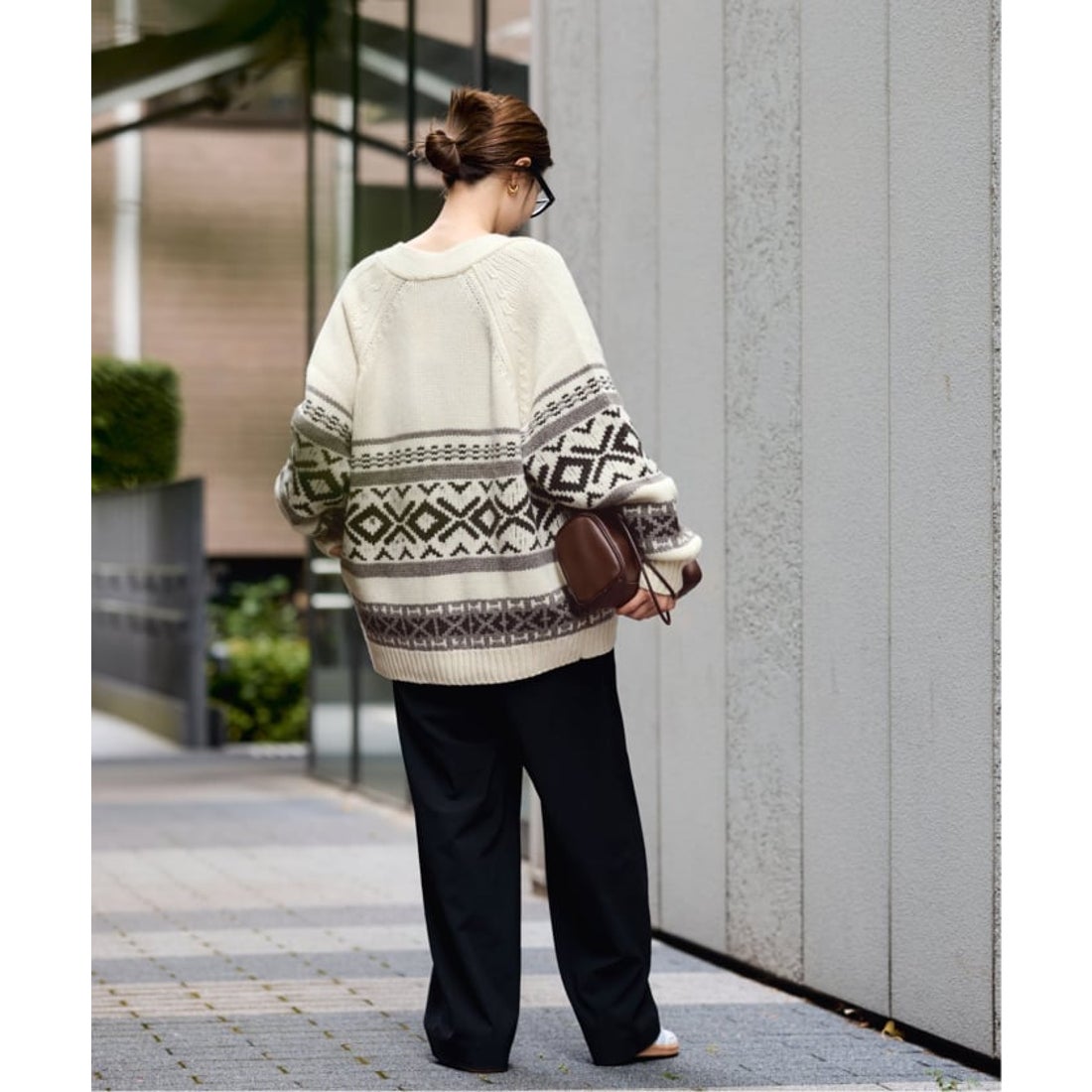 フレームワーク FRAMeWORK ≪≫ジャガードカーディガン （グレーA