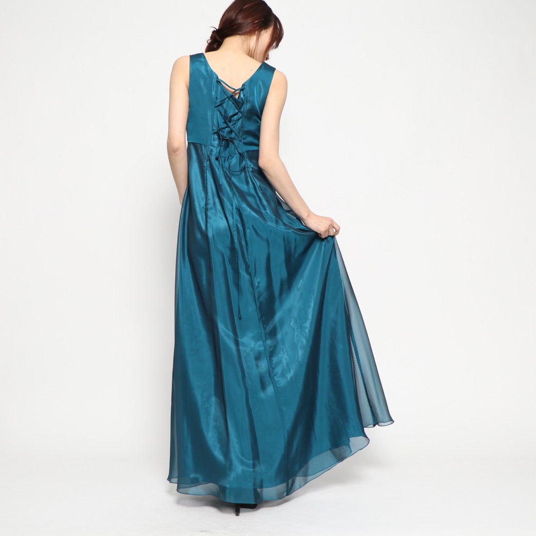 ジュネビビアン Genet Vivien ロングドレス （グリーン